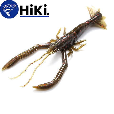 HiKi-Alpha garnéla rák formájú puha gumicsali 80/100 mm